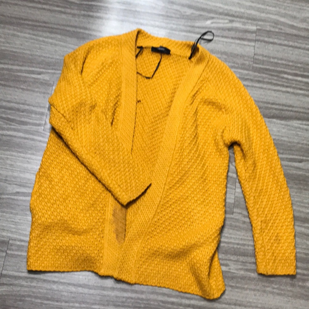 Mustard cardigan